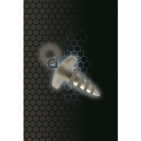 Gravity Plastic Bait Screws with Hook Ring Swivels